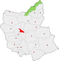 Location of Khoda Afarin County in East Azerbaijan province