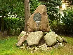 Memorial to writer Felix Stillfried&nbsp;[de] in Klein Rogahn