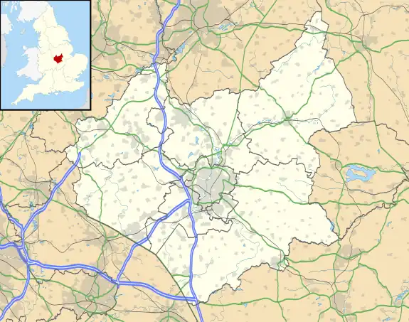 Sutton Cheney is located in Leicestershire
