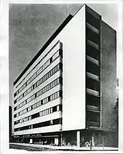 Malaxa-Burileanu Building, Bucharest, 1935–1937, by Horia Creangă