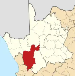 Location in the Northern Cape