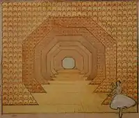Set design for Les Abeilles, 1917. Musée des Arts Décoratifs.