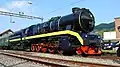 The most up to date class 52, 52&nbsp;8055 completely rebuilt, in service on the Hauenstein for a demonstration week.