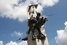Monument to Svyatoslav the Brave, winner of Khazars