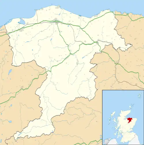 Rothes is located in Moray