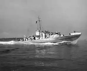 Grey Goose SGB9captained by the flotilla commander Peter Scott