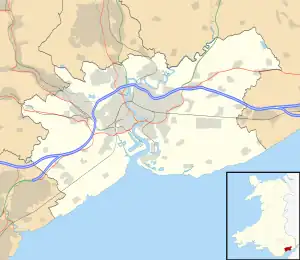Mendalgief is located in Newport