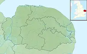 Scarrow Beck is located in Norfolk