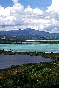 El Yunque from the Northeast Ecological Corridor.
