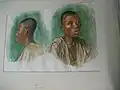 "Nupe boy, Nigeria"  (Aquarel by Carl Arriens&nbsp;[de], 1911)