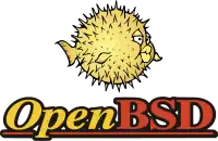 Puffy, the pufferfish mascot of OpenBSD posing in the official logo.
