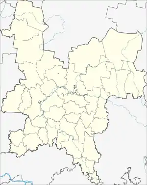 Pinyug is located in Kirov Oblast