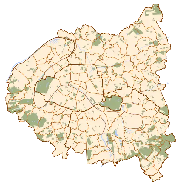 Fort de Châtillon is located in Paris and inner ring