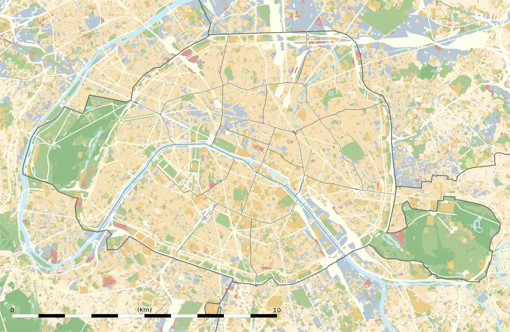 Place du Châtelet is located in Paris
