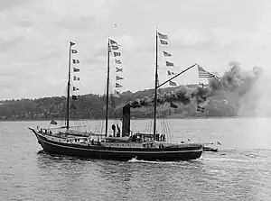 SS&nbsp;Roosevelt in 1909, prior to her 1917–1919 service as the "Pribilof tender."