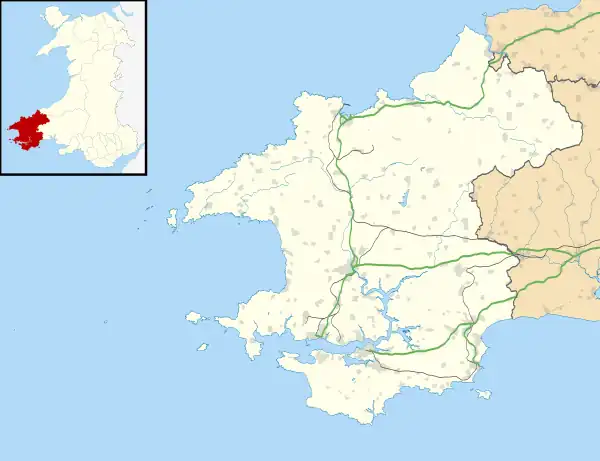 Merlin's Bridge is located in Pembrokeshire