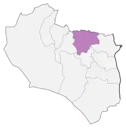 Location of Qaen County in&nbsp;South Khorasan&nbsp;province