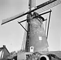 The mill is built on an artificial hill