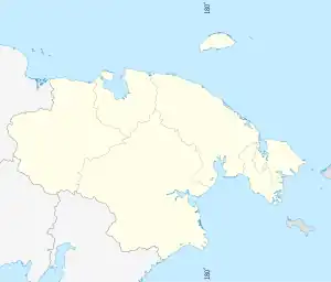 Bystry is located in Chukotka Autonomous Okrug