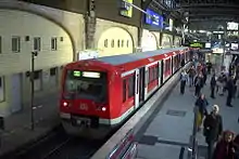 Class 474 at Hamburg central station