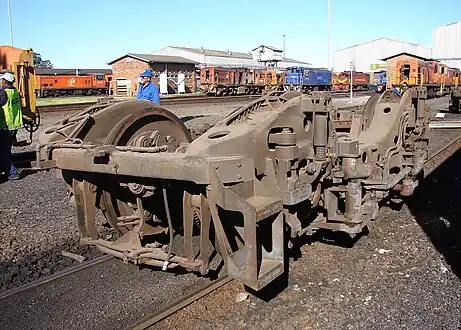 Class 14E bogie off no. 14-003, Bellville, Cape Town, 27 June 2009