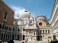 The Arco Foscari in the courtyard of the Doge's Palace, late 1450s