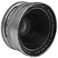 Schneider-Kreuznach Retina-Xenon 50&nbsp;mm f/1.9 lens
