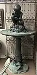 Bashka Paeff sculpted this bronze sculpture and pedestal.