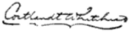 Cortlandt Whitehead's signature