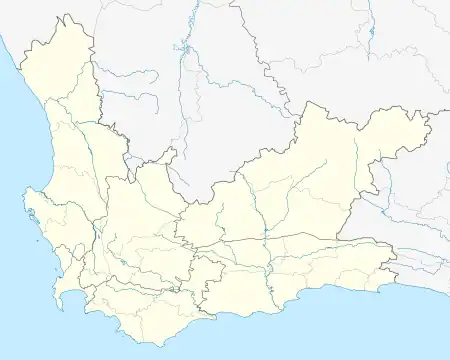 Map showing the location of Mussel Point