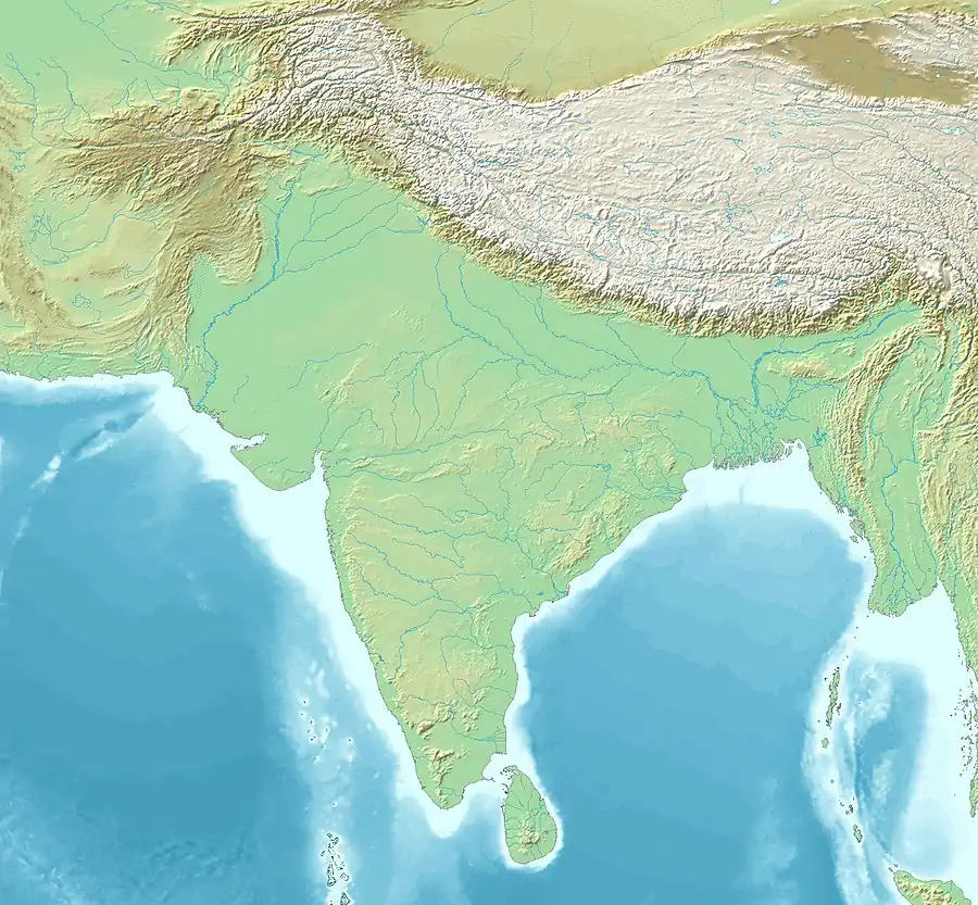 Chutu dynasty is located in South Asia