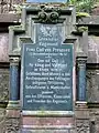 Detail of the memorial for the 2nd Brandenburgian Grenadier Regiment No.&nbsp;12