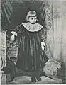 Portrait of a girl, watercolor/on parchment, 1898