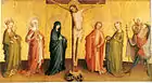 Crucifixion with Saints, 107.5 x 190.3&nbsp;cm. Alte Pinakothek, Munich