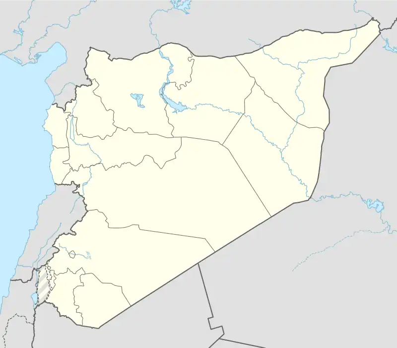 Ayn Issa is located in Syria