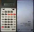 Pocket calculator SR1 (&nbsp;Schulrechner 1; VEB Mikroelektronik "Wilhelm Pieck" Mühlhausen, 1984)