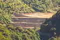 Super closeup of lower waste rock storage area