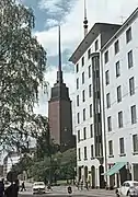 View of the church in the 1960s