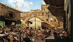 Mercato Vecchio in Florence, 1882–83