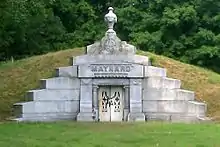The Maynard Crypt in Glenwood Cemetery in Maynard, Massachusetts
