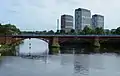 River Clyde and Waddell Court towers ('Hutchie B'), 2009