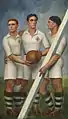 Three players with beret, 1921