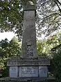 Memorial on the corner of K Výboru and Ke Spálence streets