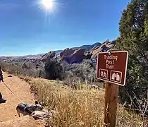 Trading Post Trail sign