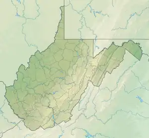 Map showing the location of Core Arboretum