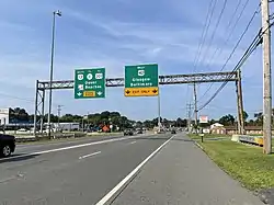 Split between US 13 and US 40 in State Road