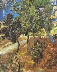 Trees in the Garden of the Hospital Saint-Paul1889Private Collection (F642)
