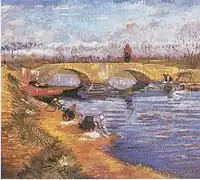 Pont de Gleize at Arles by Vincent van Gogh (1888)