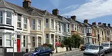 Terraced housing in Wolverhampton