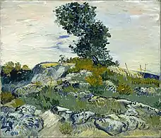 Vincent van Gogh, The Rocks (1888), 54.9 × 65.7&nbsp;cm.
